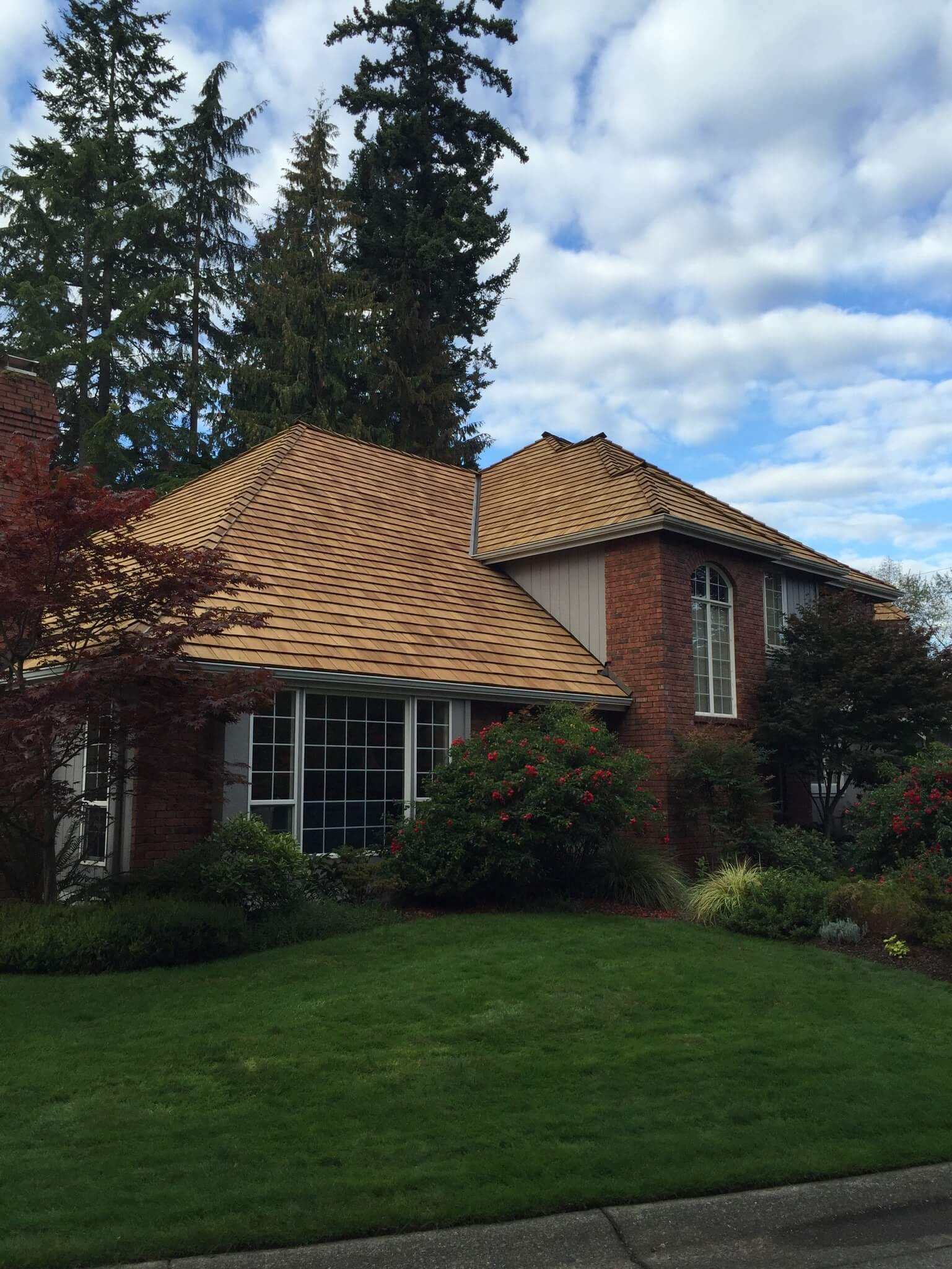 Cedar Shake Roof Replacement  Installation  Woodinville 